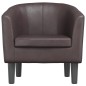 vidaXL Clubsessel Braun Kunstleder vidaXL Clubsessel Braun Kunstleder