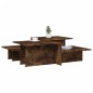 vidaXL Couchtische 2 Stk. Räuchereiche Holzwerkstoff vidaXL Couchtische 2 Stk. Räuchereiche Holzwerkstoff