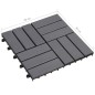vidaXL Terrassenfliesen 20 Stk. Grau 30 x 30 cm Massivholz Akazie vidaXL Terrassenfliesen 20 Stk. Grau 30 x 30 cm Massivholz Akazie