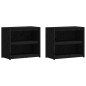 vidaXL Outdoor-Küchenschränke 4 Stk. Schwarz Massivholz Kiefer vidaXL Outdoor-Küchenschränke 4 Stk. Schwarz Massivholz Kiefer