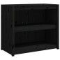 vidaXL Outdoor-Küchenschränke 4 Stk. Schwarz Massivholz Kiefer vidaXL Outdoor-Küchenschränke 4 Stk. Schwarz Massivholz Kiefer