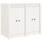 vidaXL Outdoor-Küchenschrank Weiß Massivholz Kiefer vidaXL Outdoor-Küchenschrank Weiß Massivholz Kiefer