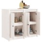 vidaXL Outdoor-Küchenschrank Weiß Massivholz Kiefer vidaXL Outdoor-Küchenschrank Weiß Massivholz Kiefer