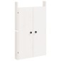 vidaXL Outdoor-Küchenschrank Weiß Massivholz Kiefer vidaXL Outdoor-Küchenschrank Weiß Massivholz Kiefer