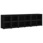 vidaXL Outdoor-Küchenschränke 4 Stk. Schwarz Massivholz Kiefer vidaXL Outdoor-Küchenschränke 4 Stk. Schwarz Massivholz Kiefer