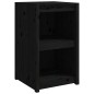 vidaXL Outdoor-Küchenschränke 4 Stk. Schwarz Massivholz Kiefer vidaXL Outdoor-Küchenschränke 4 Stk. Schwarz Massivholz Kiefer