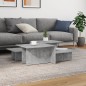 vidaXL Couchtische 2 Stk. Betongrau Holzwerkstoff vidaXL Couchtische 2 Stk. Betongrau Holzwerkstoff