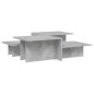 vidaXL Couchtische 2 Stk. Betongrau Holzwerkstoff vidaXL Couchtische 2 Stk. Betongrau Holzwerkstoff