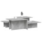 vidaXL Couchtische 2 Stk. Betongrau Holzwerkstoff vidaXL Couchtische 2 Stk. Betongrau Holzwerkstoff