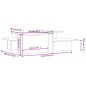 vidaXL Couchtische 2 Stk. Betongrau Holzwerkstoff vidaXL Couchtische 2 Stk. Betongrau Holzwerkstoff