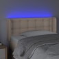 vidaXL LED Kopfteil Cappuccino-Braun 83x16x78/88 cm Kunstleder vidaXL LED Kopfteil Cappuccino-Braun 83x16x78/88 cm Kunstleder