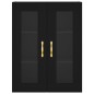 Highboard Schwarz 69,5x34x180 cm Holzwerkstoff Highboard Schwarz 69,5x34x180 cm Holzwerkstoff