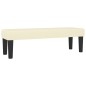 vidaXL Boxspringbett mit Matratze Creme 200x200 cm Kunstleder vidaXL Boxspringbett mit Matratze Creme 200x200 cm Kunstleder