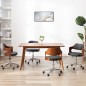 Drehbare Esszimmerstühle 4 Stk. Schwarz Bugholz und Kunstleder Drehbare Esszimmerstühle 4 Stk. Schwarz Bugholz und Kunstleder