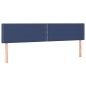 vidaXL Boxspringbett mit Matratze Blau 160x200 cm Stoff vidaXL Boxspringbett mit Matratze Blau 160x200 cm Stoff