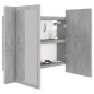 vidaXL LED-Bad-Spiegelschrank Betongrau 60x12x45 cm Acryl vidaXL LED-Bad-Spiegelschrank Betongrau 60x12x45 cm Acryl