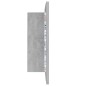 vidaXL LED-Bad-Spiegelschrank Betongrau 60x12x45 cm Acryl vidaXL LED-Bad-Spiegelschrank Betongrau 60x12x45 cm Acryl
