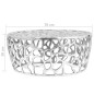 vidaXL Couchtisch Aluminiumguss 70 x 30 cm Silbern vidaXL Couchtisch Aluminiumguss 70 x 30 cm Silbern