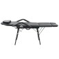 vidaXL Tragbarer Kosmetikstuhl Kunstleder 185x78x76 cm Schwarz vidaXL Tragbarer Kosmetikstuhl Kunstleder 185x78x76 cm Schwarz