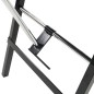vidaXL Tragbarer Kosmetikstuhl Kunstleder 185x78x76 cm Schwarz vidaXL Tragbarer Kosmetikstuhl Kunstleder 185x78x76 cm Schwarz