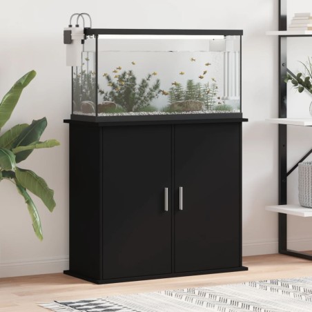 vidaXL Aquariumständer Schwarz 81x36x73 cm Holzwerkstoff