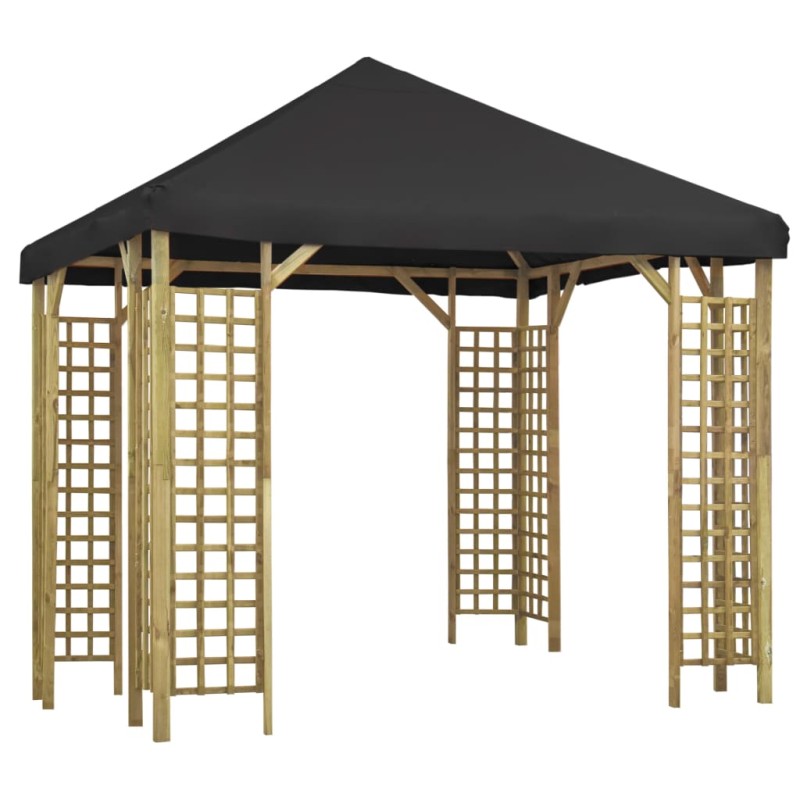 Pavillon 3 x 3 m Anthrazit Pavillon 3 x 3 m Anthrazit