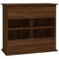 vidaXL Aquariumständer Braun Eichen-Optik 81x36x73 cm Holzwerkstoff vidaXL Aquariumständer Braun Eichen-Optik 81x36x73 cm Holzwerkstoff