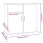 vidaXL Aquariumständer Braun Eichen-Optik 81x36x73 cm Holzwerkstoff vidaXL Aquariumständer Braun Eichen-Optik 81x36x73 cm Holzwerkstoff