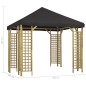 Pavillon 3 x 3 m Anthrazit Pavillon 3 x 3 m Anthrazit