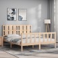 Massivholzbett mit Kopfteil 160x200 cm Massivholzbett mit Kopfteil 160x200 cm
