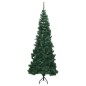 vidaXL Künstlicher Eck-Weihnachtsbaum Grün 210 cm PVC vidaXL Künstlicher Eck-Weihnachtsbaum Grün 210 cm PVC