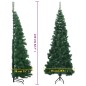 vidaXL Künstlicher Eck-Weihnachtsbaum Grün 210 cm PVC vidaXL Künstlicher Eck-Weihnachtsbaum Grün 210 cm PVC