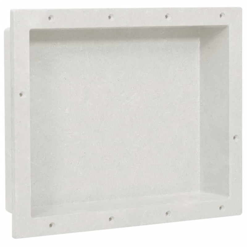 vidaXL Duschnische Mattweiß 41x51x10 cm vidaXL Duschnische Mattweiß 41x51x10 cm