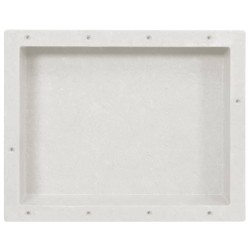 vidaXL Duschnische Mattweiß 41x51x10 cm
