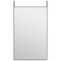 vidaXL Türspiegel Schwarz 50x80 cm Glas und Aluminium vidaXL Türspiegel Schwarz 50x80 cm Glas und Aluminium
