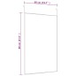 vidaXL Türspiegel Schwarz 50x80 cm Glas und Aluminium vidaXL Türspiegel Schwarz 50x80 cm Glas und Aluminium