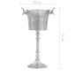 vidaXL Sektkühler Vollaluminium 39 x 29 x 71 cm Silbern vidaXL Sektkühler Vollaluminium 39 x 29 x 71 cm Silbern