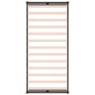 vidaXL Massivholzbett Schwarz 90x190 cm vidaXL Massivholzbett Schwarz 90x190 cm