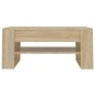 vidaXL Couchtisch Sonoma-Eiche 102x55x45 cm Holzwerkstoff