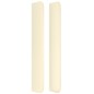 vidaXL Kopfteil mit Ohren Creme 203x16x118/128 cm Kunstleder