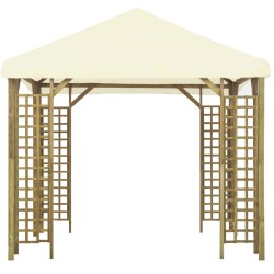 Pavillon 3 x 3 m Cremeweiß