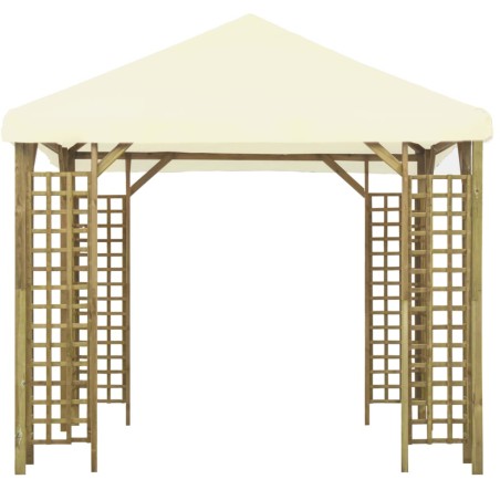 Pavillon 3 x 3 m Cremeweiß