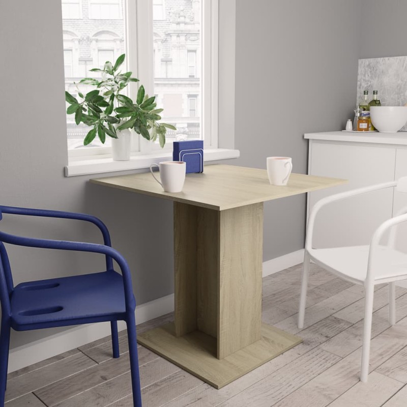 vidaXL Esstisch Sonoma-Eiche 80x80x75 cm Holzwerkstoff vidaXL Esstisch Sonoma-Eiche 80x80x75 cm Holzwerkstoff