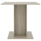 vidaXL Esstisch Sonoma-Eiche 80x80x75 cm Holzwerkstoff vidaXL Esstisch Sonoma-Eiche 80x80x75 cm Holzwerkstoff