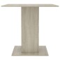 vidaXL Esstisch Sonoma-Eiche 80x80x75 cm Holzwerkstoff vidaXL Esstisch Sonoma-Eiche 80x80x75 cm Holzwerkstoff