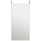 vidaXL Türspiegel Golden 50x100 cm Glas und Aluminium vidaXL Türspiegel Golden 50x100 cm Glas und Aluminium
