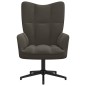 vidaXL Relaxsessel Dunkelgrau Samt vidaXL Relaxsessel Dunkelgrau Samt