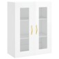 vidaXL Highboard Hochglanz-Weiß 69,5x34x180 cm Holzwerkstoff vidaXL Highboard Hochglanz-Weiß 69,5x34x180 cm Holzwerkstoff