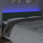 vidaXL LED Kopfteil Dunkelgrün 200x5x78/88 cm Samt vidaXL LED Kopfteil Dunkelgrün 200x5x78/88 cm Samt