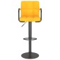 vidaXL Barhocker 2 Stk. Senfgelb Samt vidaXL Barhocker 2 Stk. Senfgelb Samt
